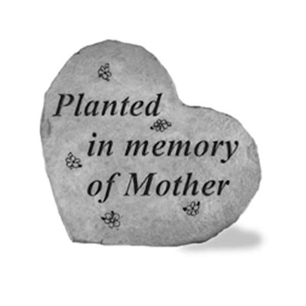 Kay Berry Inc Kay Berry- Inc. 89220 Planted In Memory Of Mother - Heart Shaped Memorial - 8.5 Inches x 7 Inches 89220 - main
